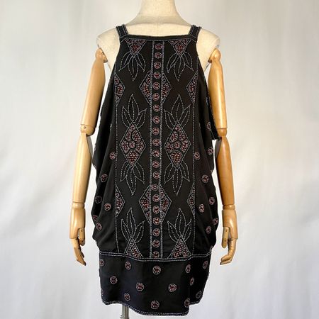 DIANE Von FURSTENBERG Silk Beaded Dress