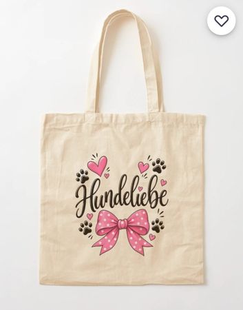 Stofftasche - Hundeliebe - inkl. Versand