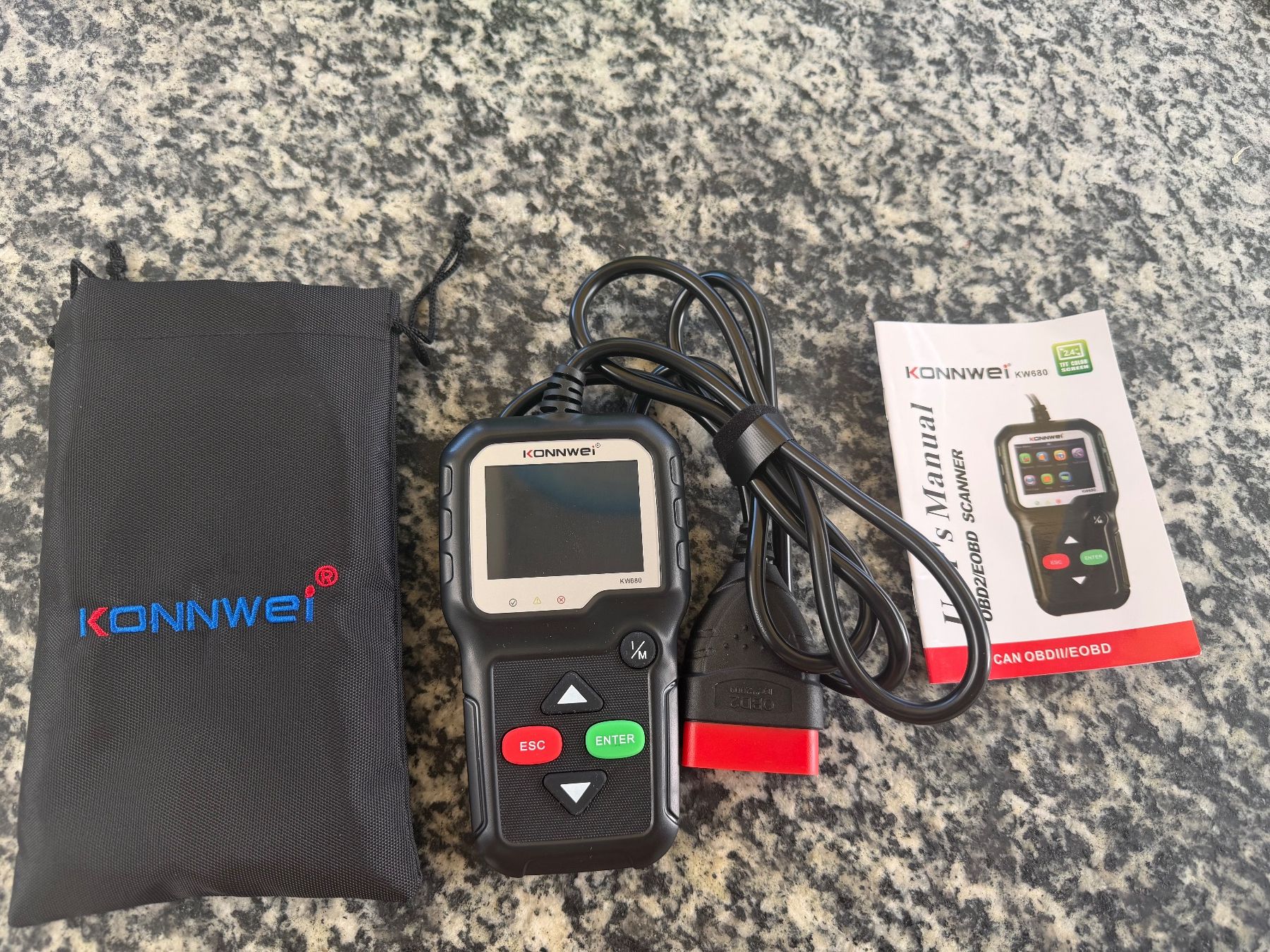 Mesurer: KONNWEI KW680 OBD2 Diagnosegerät – Neuf (Voir description) à Zollikofen par TrendMaster24 3