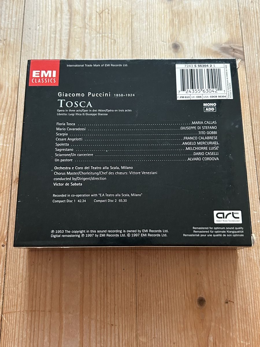CD: Maria Callas - Puccini - EMI Classics – Usato da Himmelried venduto da rasmus67 1