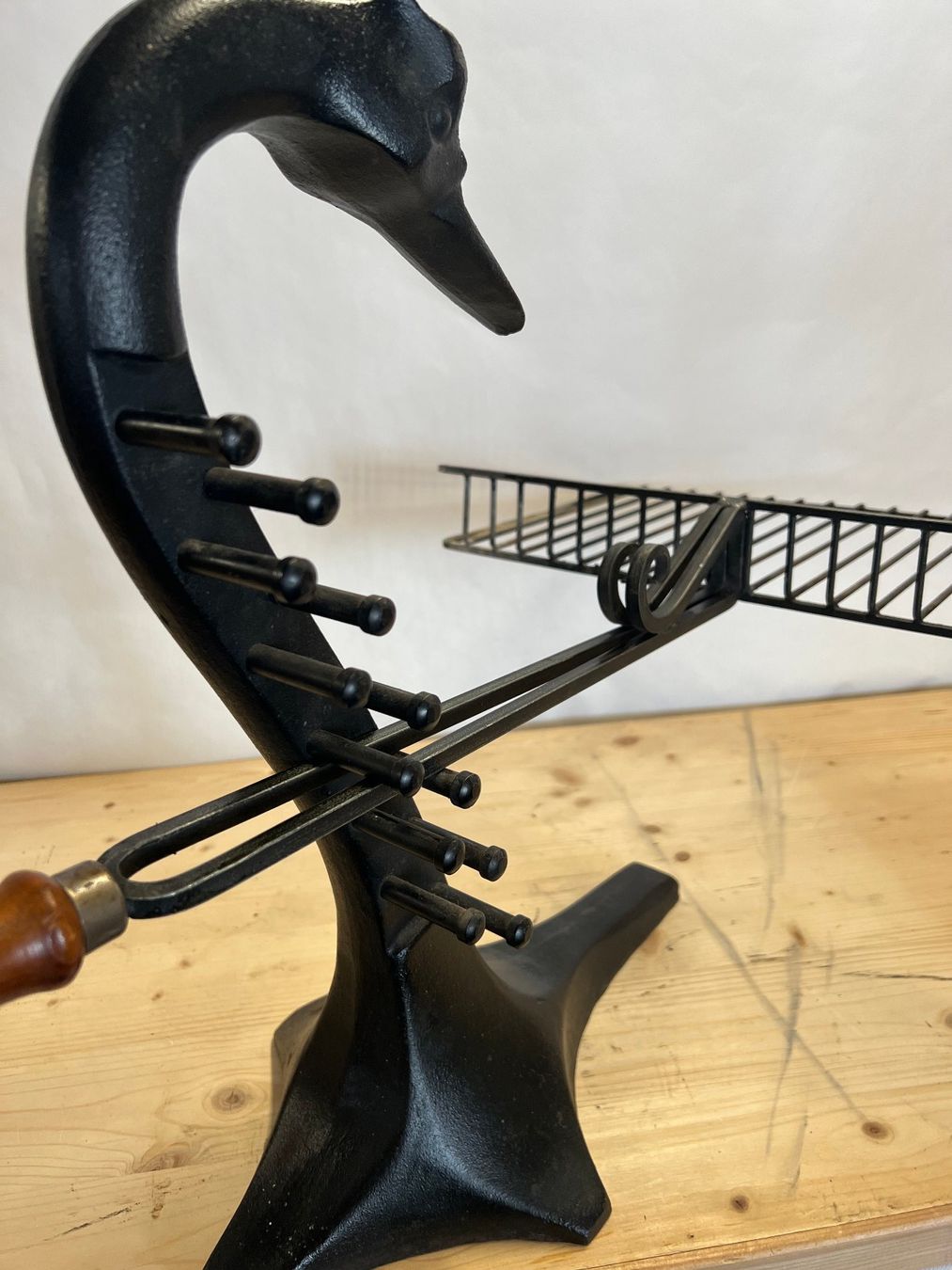 Cheminée: Grille à viande de luxe et son support pour cheminée! – Gebraucht aus Leysin von velatara 3