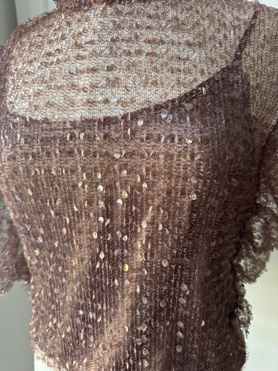 Zara Camicette: Elegantes Glitzertop Gr. S – Nuovo (secondo la descrizione) da Olten venduto da bir_k96n 1