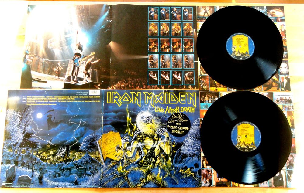 DLP IRON MAIDEN live after death 1985 incl. BOOKLET rar (Gebraucht) in ...