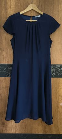 Elegant navy blue dress