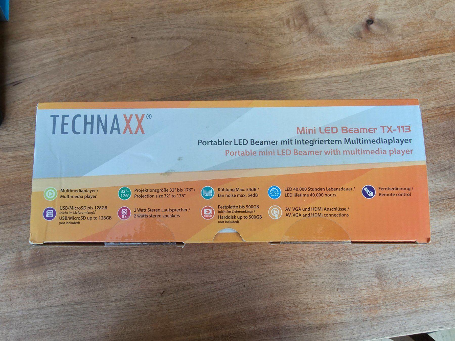 Technaxx Proiettori: Mini LED Beamer TX-113 – Nuovo e nell'imballaggio originale da Urtenen-Schönbühl venduto da hol_pn97 3