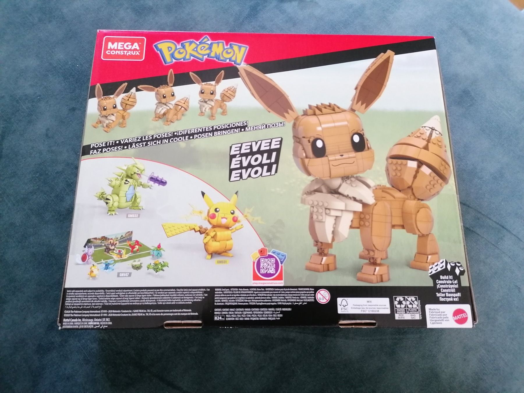 Mega Kit di costruzioni: Pokemon Mega Construx - Evoli – Nuovo e nell'imballaggio originale da Basel venduto da vintagecollector 1