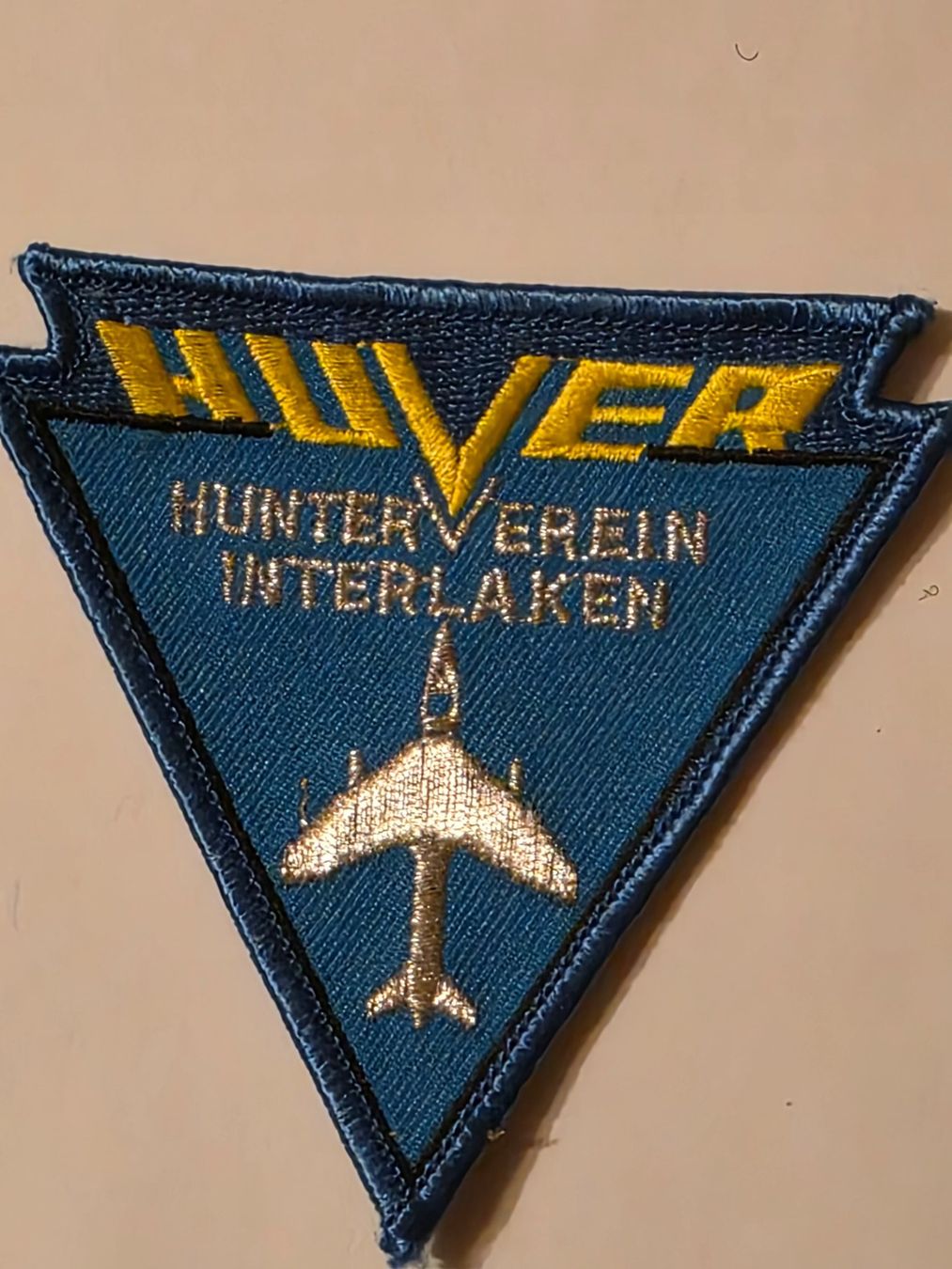 Schweizer Armee Placchette & Badge: Luftwaffe Abzeichen Badge Hunter Interlaken – Nuovo (secondo la descrizione) da Nyon venduto da freetoys08