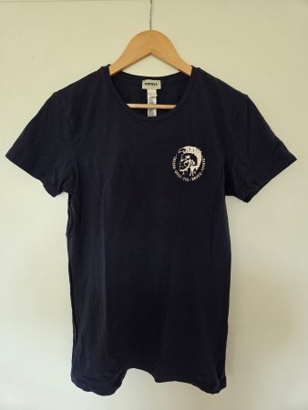 Diesel Underwear Herren T-Shirt S Navy | Only The Brave Logo