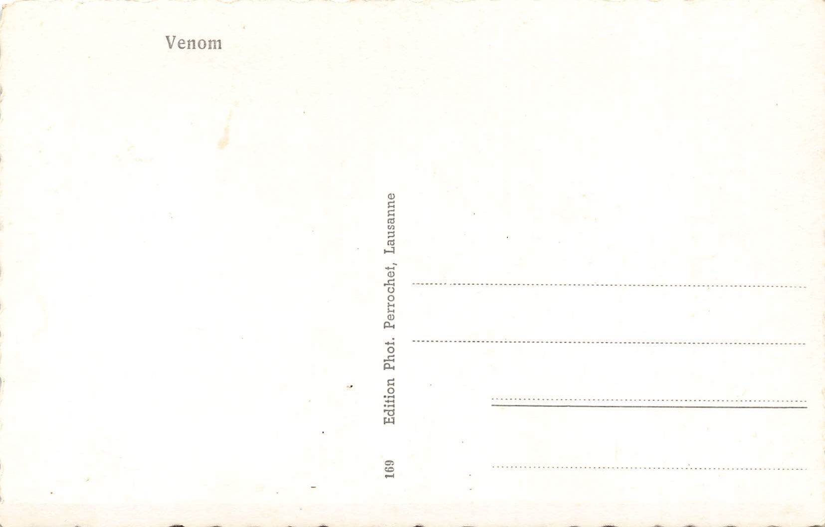 Cartoline postali: Schweizer Luftwaffe de Havilland Venom – Usato da Biasca venduto da Blenio71 1