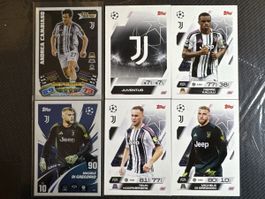 TOPPS - Match Attax 25-26 / Juventus Turin 6x Karten ⚽️