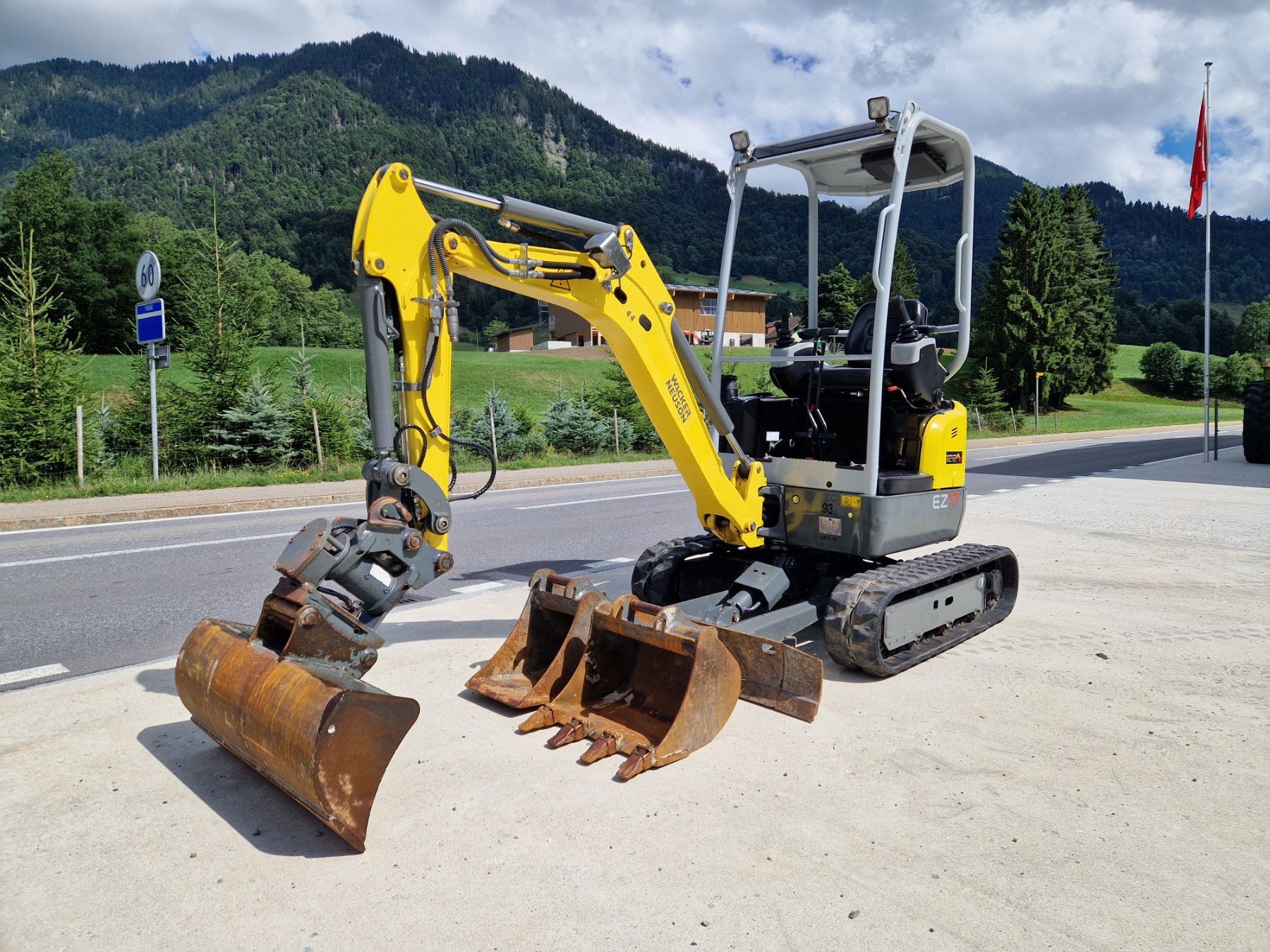 Wacker Neuson Escavatori: Raupenbagger Wacker Neuson EZ17 Bagger ab Service – Usato da Schüpfheim venduto da grischa01 2