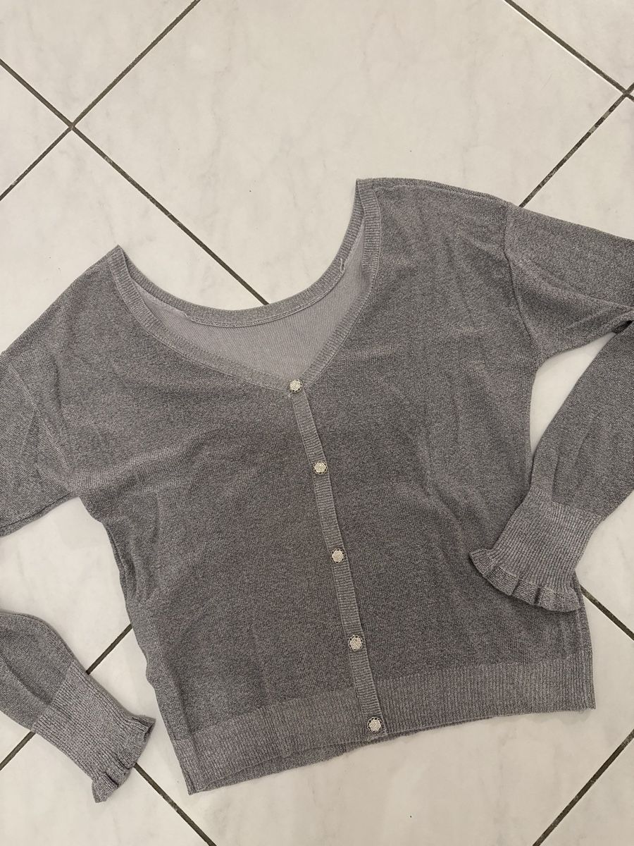 Giacche: Strickjacke silber Gr S – Usato da Zell ZH venduto da Guffos