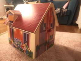 Tolles Playmobil Puppenhaus, bespielt, komplett, Vintage