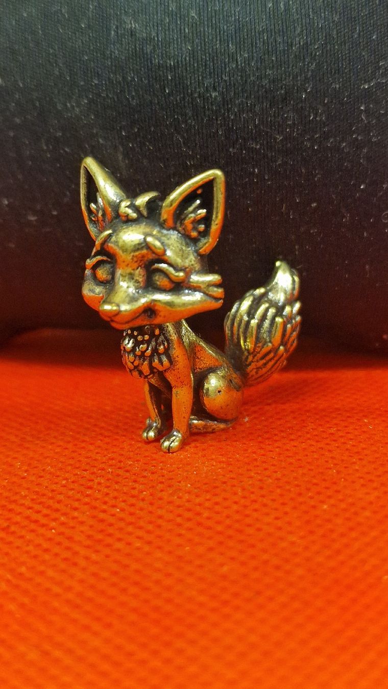 Tutte le decorazioni: Goldiger Vintage Fuchs  Glücksbringer Herbst – Usato da Herisau venduto da Antiques.AR