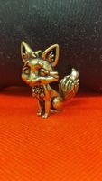 Goldiger Vintage Fuchs  Glücksbringer Herbst