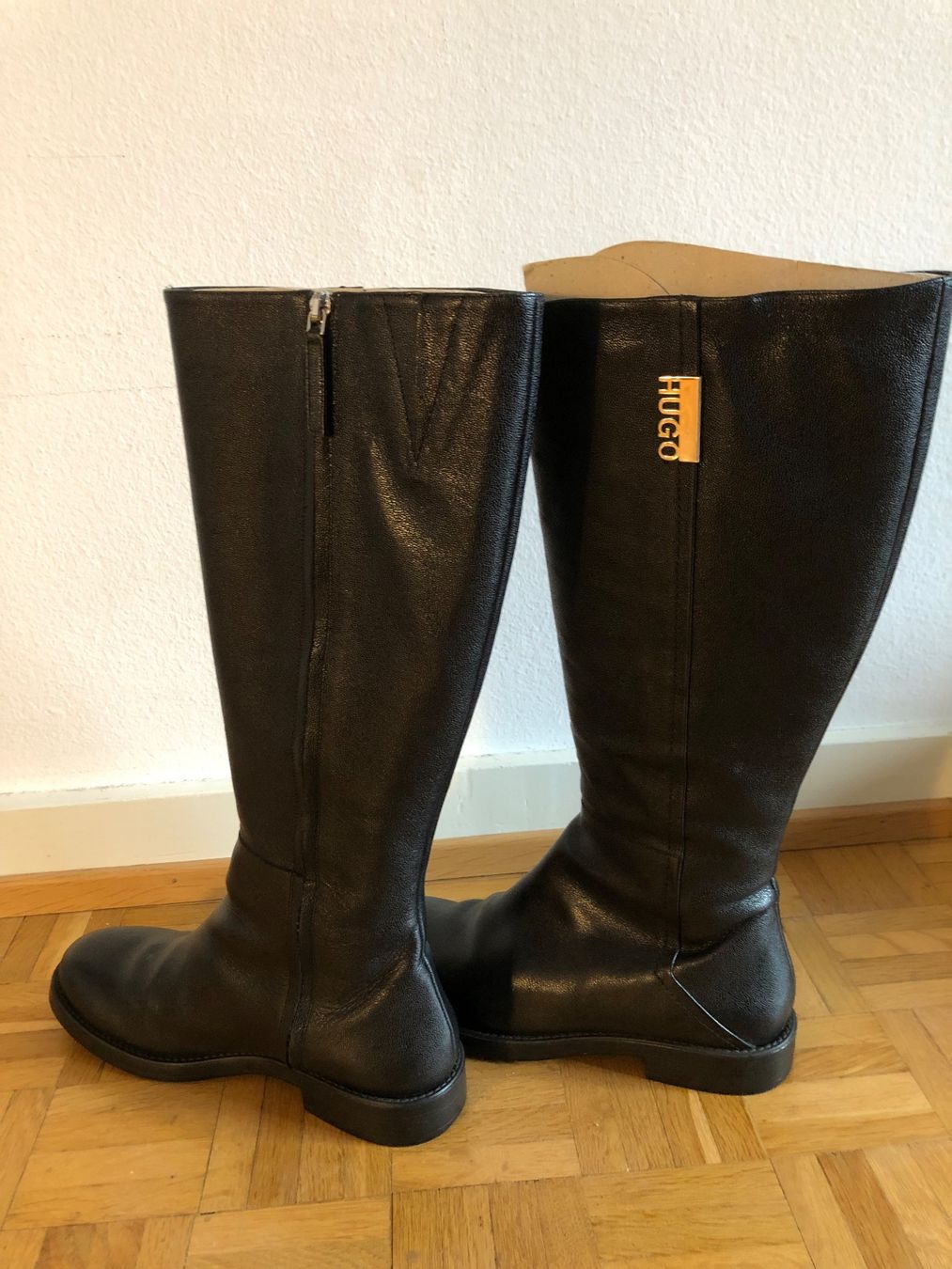 Hugo Boss Scarpe da donna: Hugo Boss Stiefel Leder – Nuovo (secondo la descrizione) da Basel venduto da LukasLiederer 1