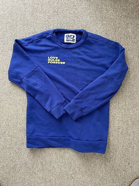 Ensoie Maglioni & Felpe: En Soie Pullover, blau LOVE RULES FOREVER Gr. M – Usato da Zürich venduto da DanaM