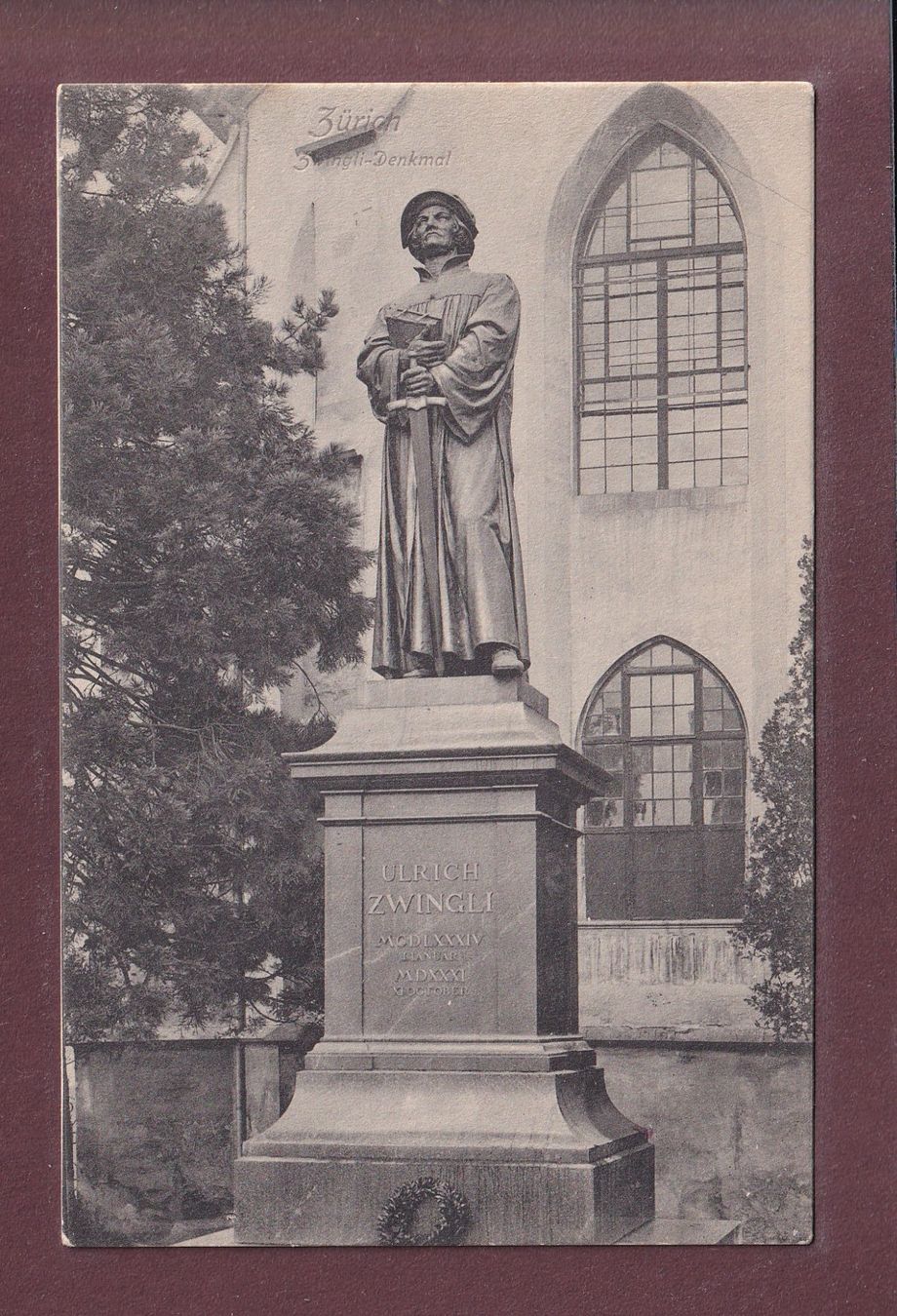 Cartes postales: ZÜRICH - Zwingli-Denkmal – D'occasion à Pully par nicecards