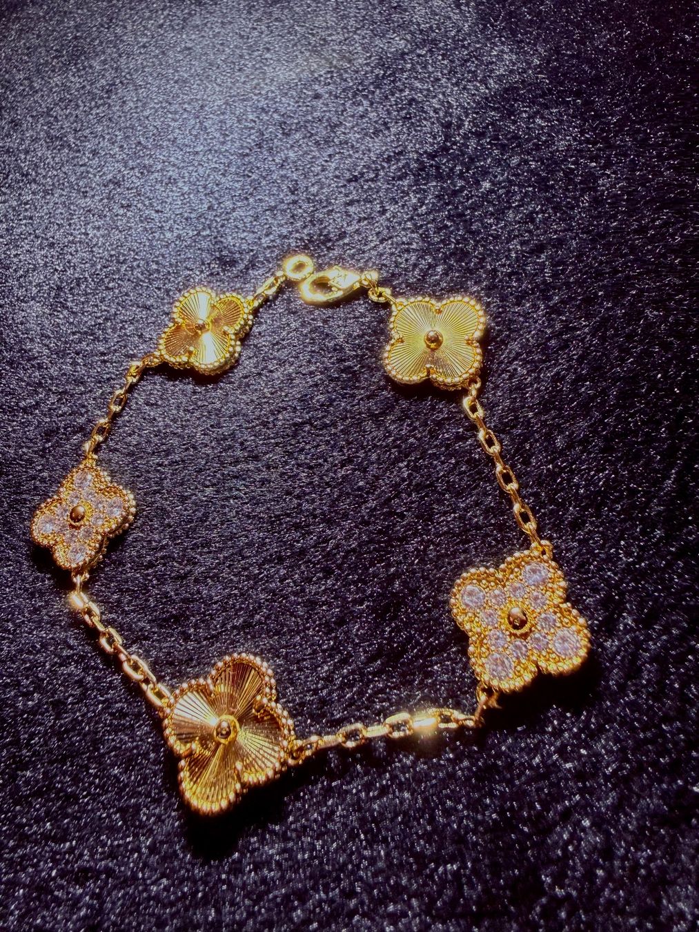 Armbänder & -reifen: Bracelet Trèfle Doré – Neu und originalverpackt aus St-Maurice von Sandrinette123 5
