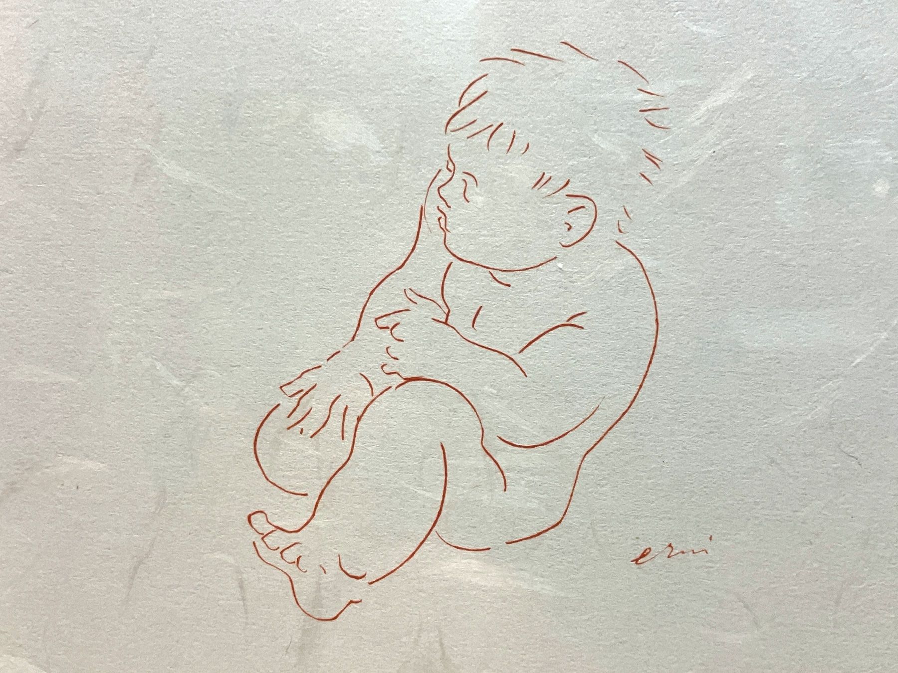 Foto & Immagini: Hans Erni Grafik auf Japanpapier – Usato da Horw venduto da luzernicus 4