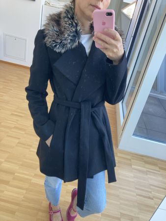 Wool and cashmere coat French Connection 