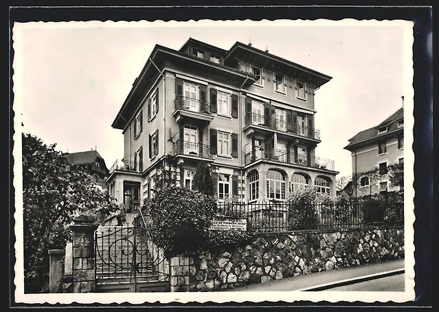 Cartoline postali: Lausanne, Hotel Champ Soleil, Av. Verdei – Usato da Berlin venduto da bartko-reher