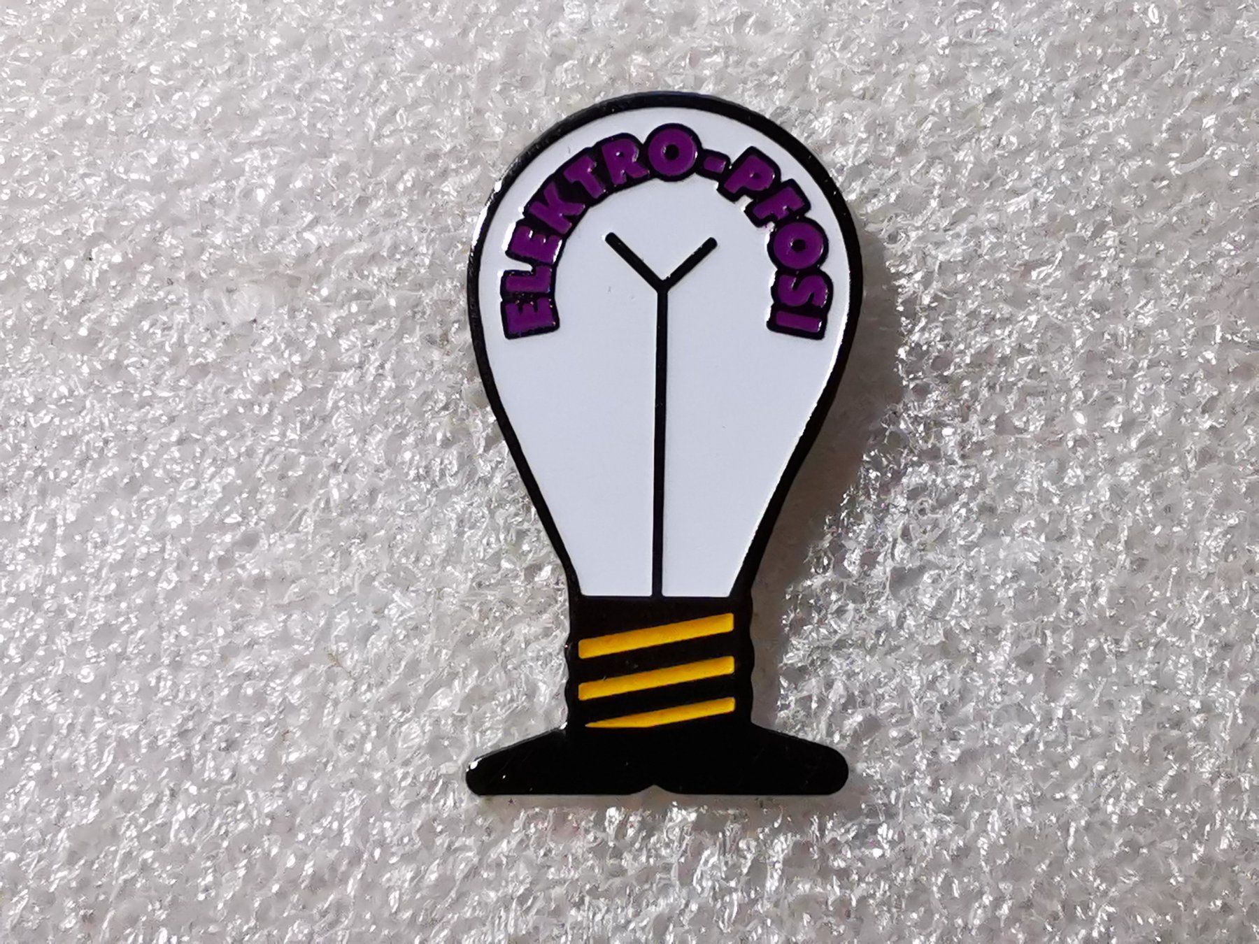 Placchette & Badge: Ansteckpin 33: Elektro Pfosi – Usato da Oppligen venduto da Pin-Fall-Shop