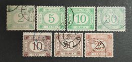 Rumänien Postage Due, LoT gestempelt