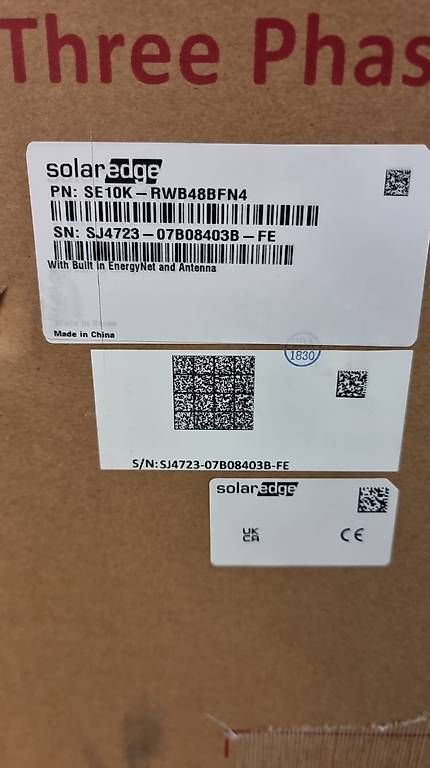 SolarEdge Inverter: Wechselrichter SE10K- RWB48 – Usato da Bottenwil venduto da d0me.