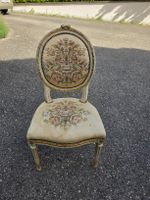 Antiker Stuhl, Louis XVI Stil, restaurierungsbedürftig