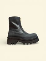 Bottines cuir & caoutchouc Chloé