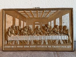 Vintage-Wandtafel zeigt Leonardo da Vincis "Das letzte Abend