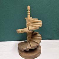 Holz Treppe Modell, auch als schöne Deko