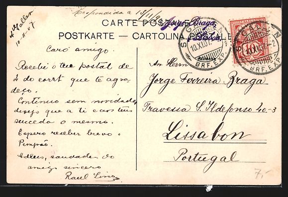 Cartoline postali: AK St. Gallen, Institut Dr. Schmidt – Usato da Berlin venduto da bartko-reher 1