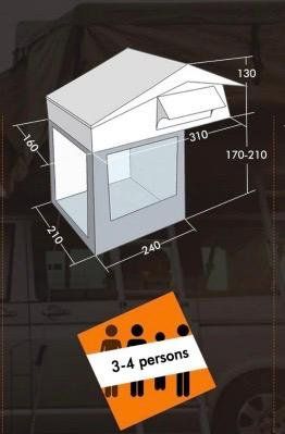 Tende : Dachzelt NEU  3-4 Personen – Nuovo e nell'imballaggio originale da Flühli LU venduto da Overland_Motors 2