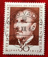 Briefmarken aus Liechtenstein 1968 Pioniere der Philatelie