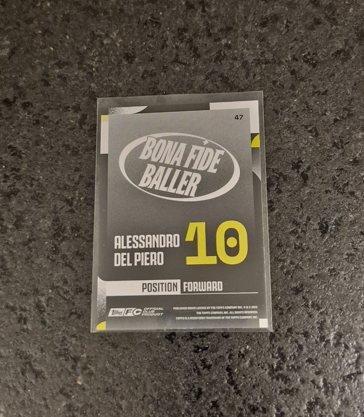 Topps Carte collezionabili: Alessandro Del Piero - Juventus - Topps – Nuovo (secondo la descrizione) da Burg AG venduto da Danoe 1
