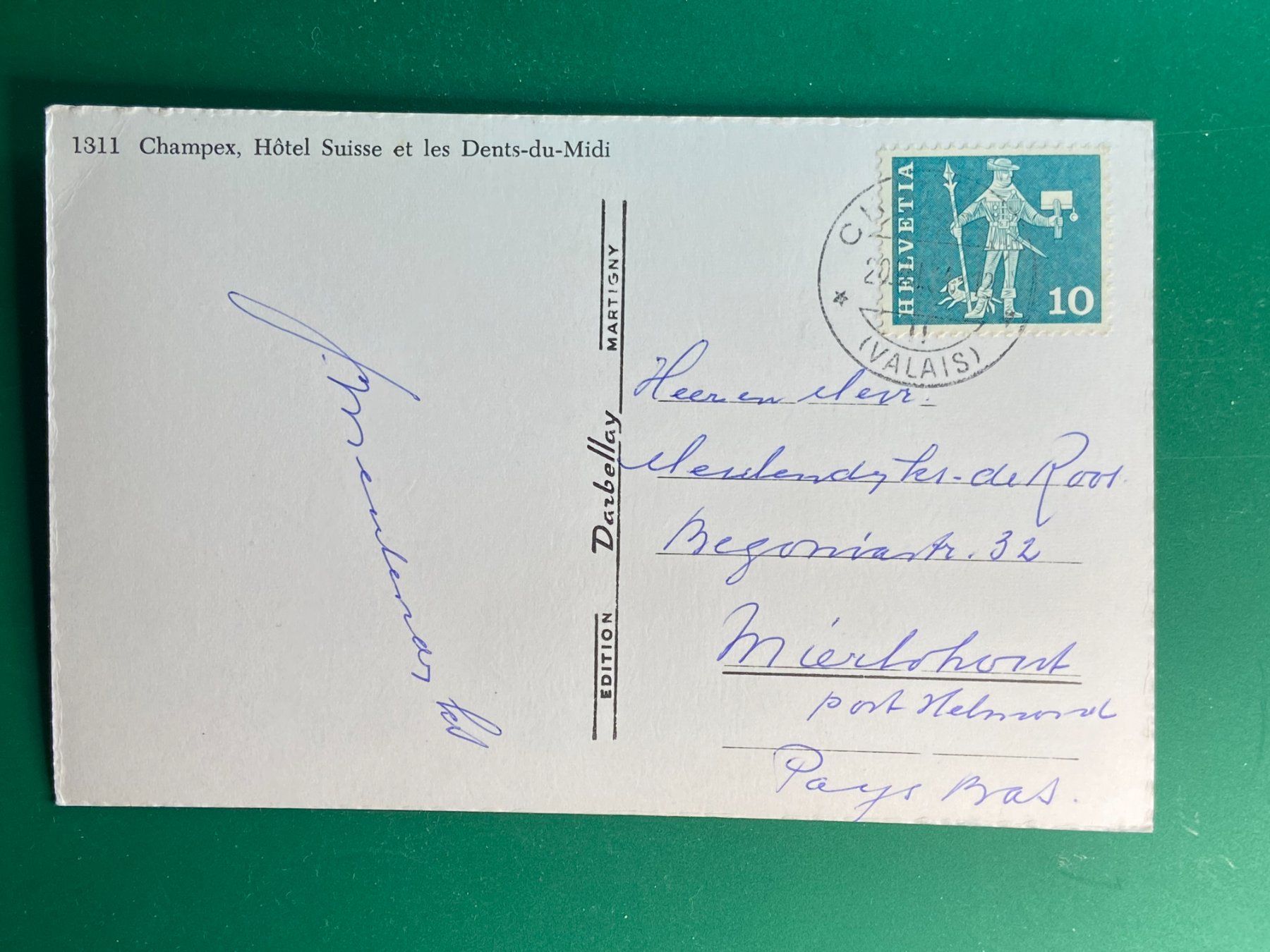 Cartes postales: Champex - Hôtel Suisse – D'occasion à Steg VS par danwer74 1