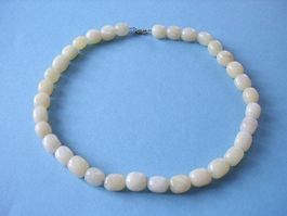 Collier Halsband Edelsteinkette mit Verschluss Gold  375