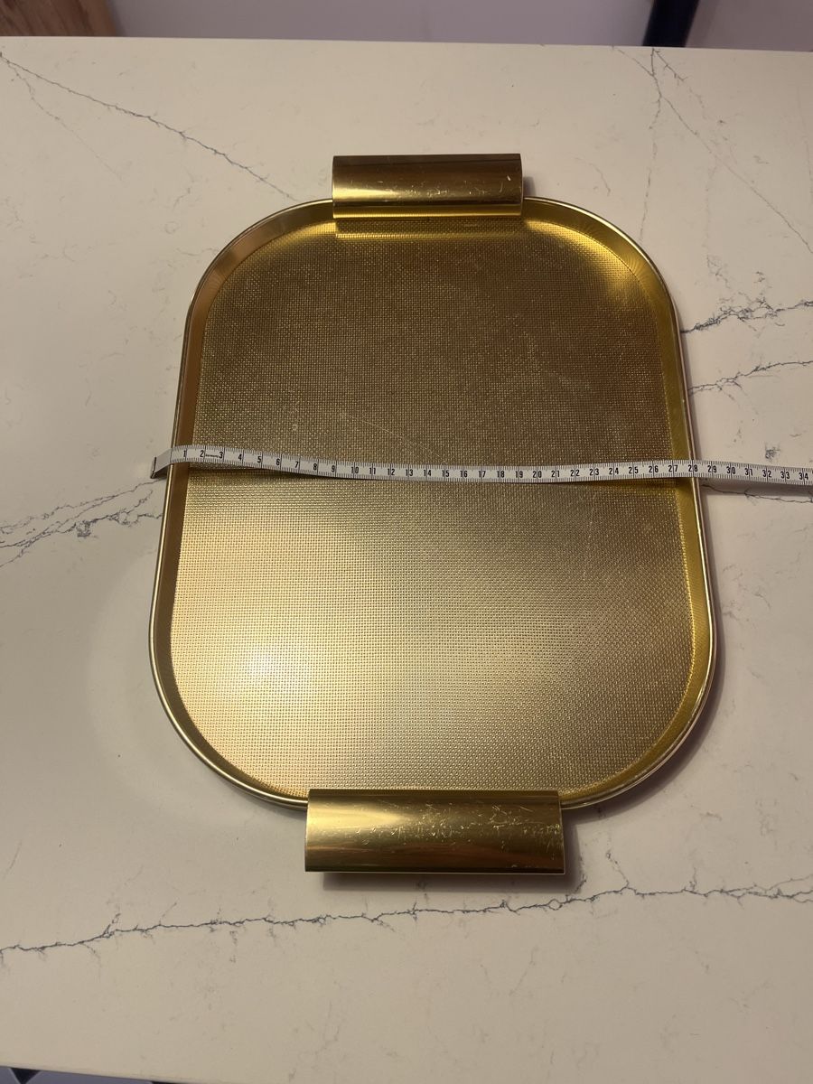 Plateaux: Kaymet Tablett goldfarben – D'occasion à Aarburg par Annemarie16 4