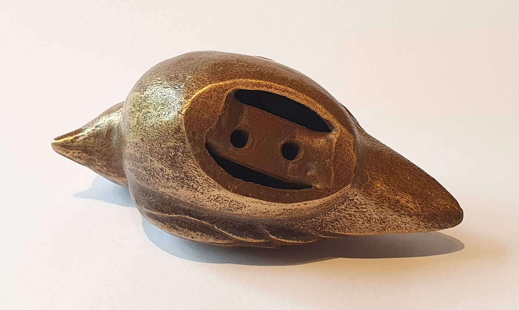 Figuren: Sitzender Vogel vollplastisch aus Bronzeguss – Neu und originalverpackt aus Dürnten von stefanverkauft 4