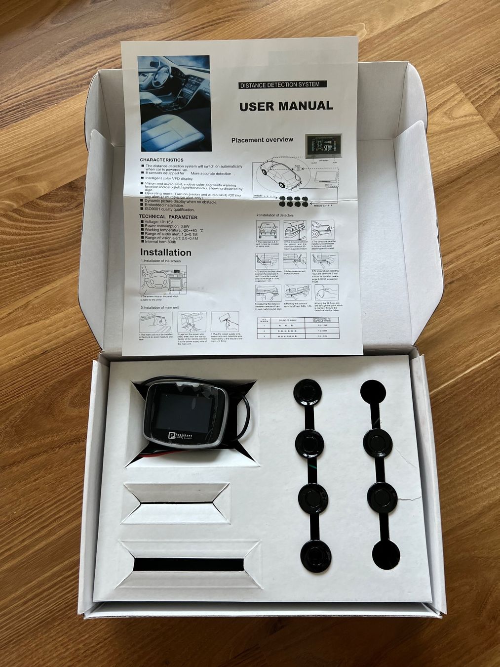 Accessori per altri veicoli: Einparkhilfe Einbau-Kit - 6 Sensoren und Display - neu – Nuovo e nell'imballaggio originale da Winterthur venduto da mar_mvk8 1