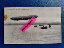 Zeppelin 'sches Luftschiff Nr. 4 AK um 1908 Aviatik Aviation