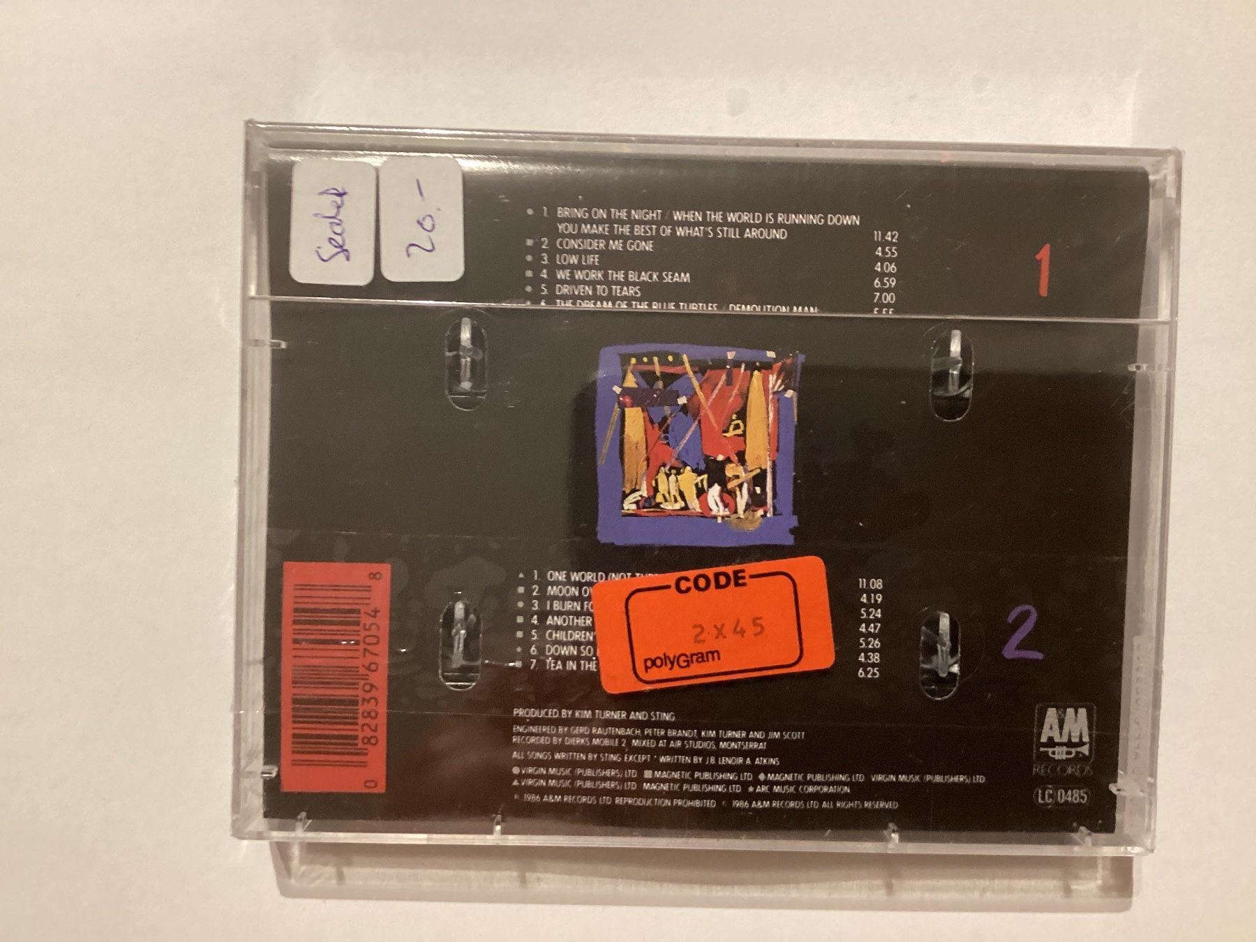 Musicassette: Sting Doppel-MC - Bring On The Night (Sealed) – Nuovo e nell'imballaggio originale da Gutenswil venduto da Hamzian 1