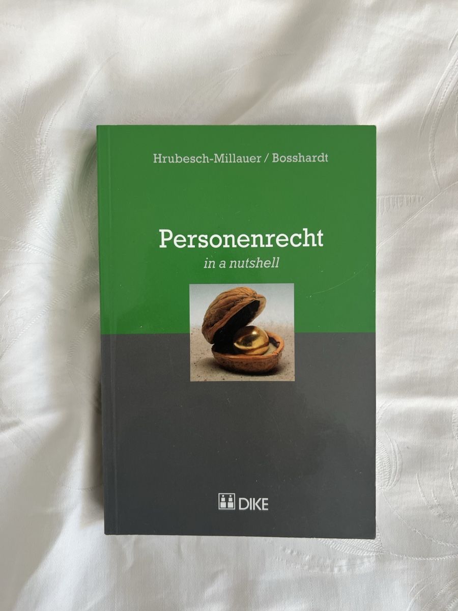 Libri: Personenrecht in a nutshell – Usato da Zürich venduto da hannah.liaaa