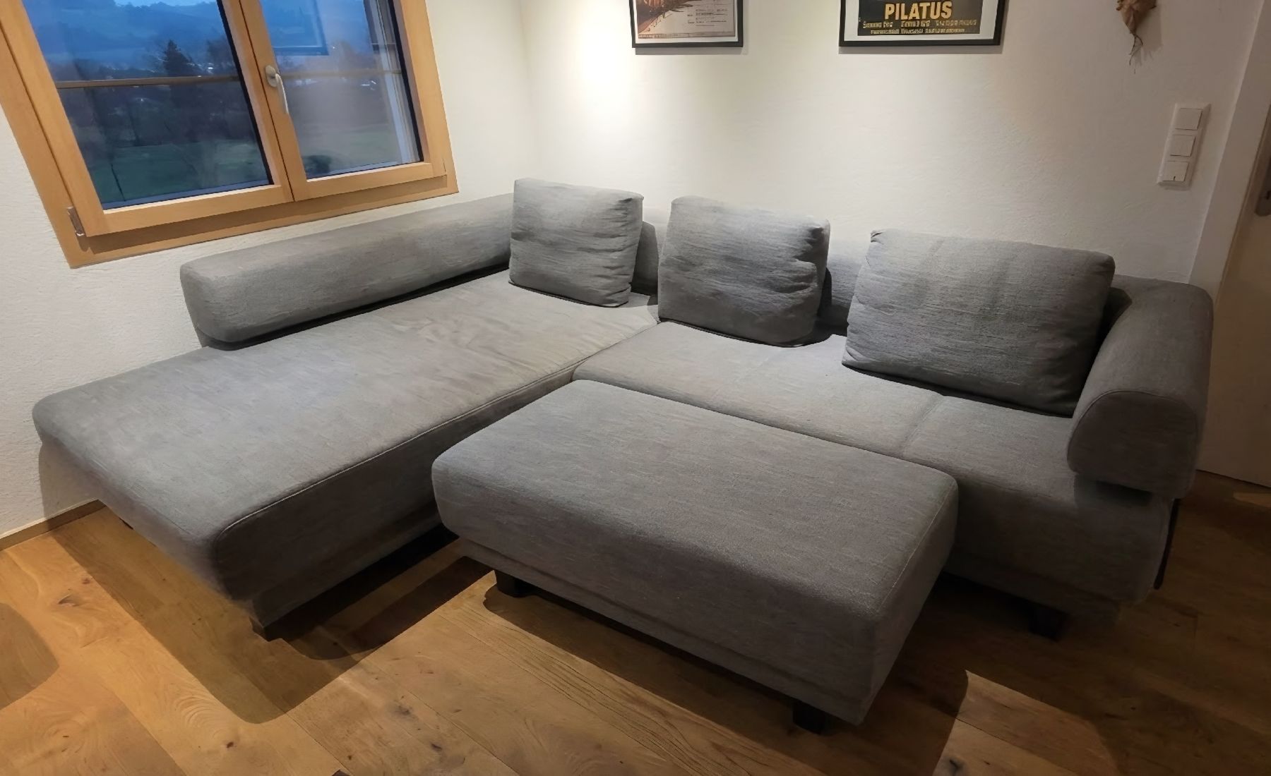 Divani: Ecksofa inkl. Hocker – Usato da Luzern venduto da Siho87 1