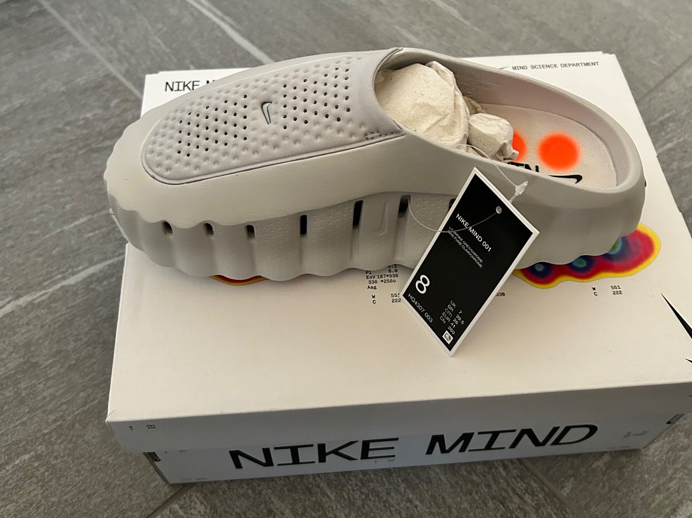 Nike Chaussures hommes: Nike Mind 001 Slide Light Fumo Grigio – Neuf avec emballage d'origine à Ambrì par hur_fj7b
