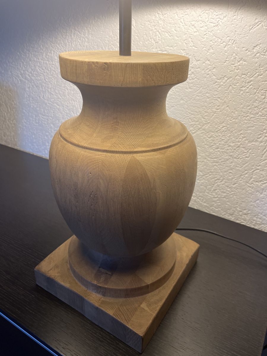 Lampade: Magnifique lampe chêne – Usato da Lens venduto da Tosca70 1