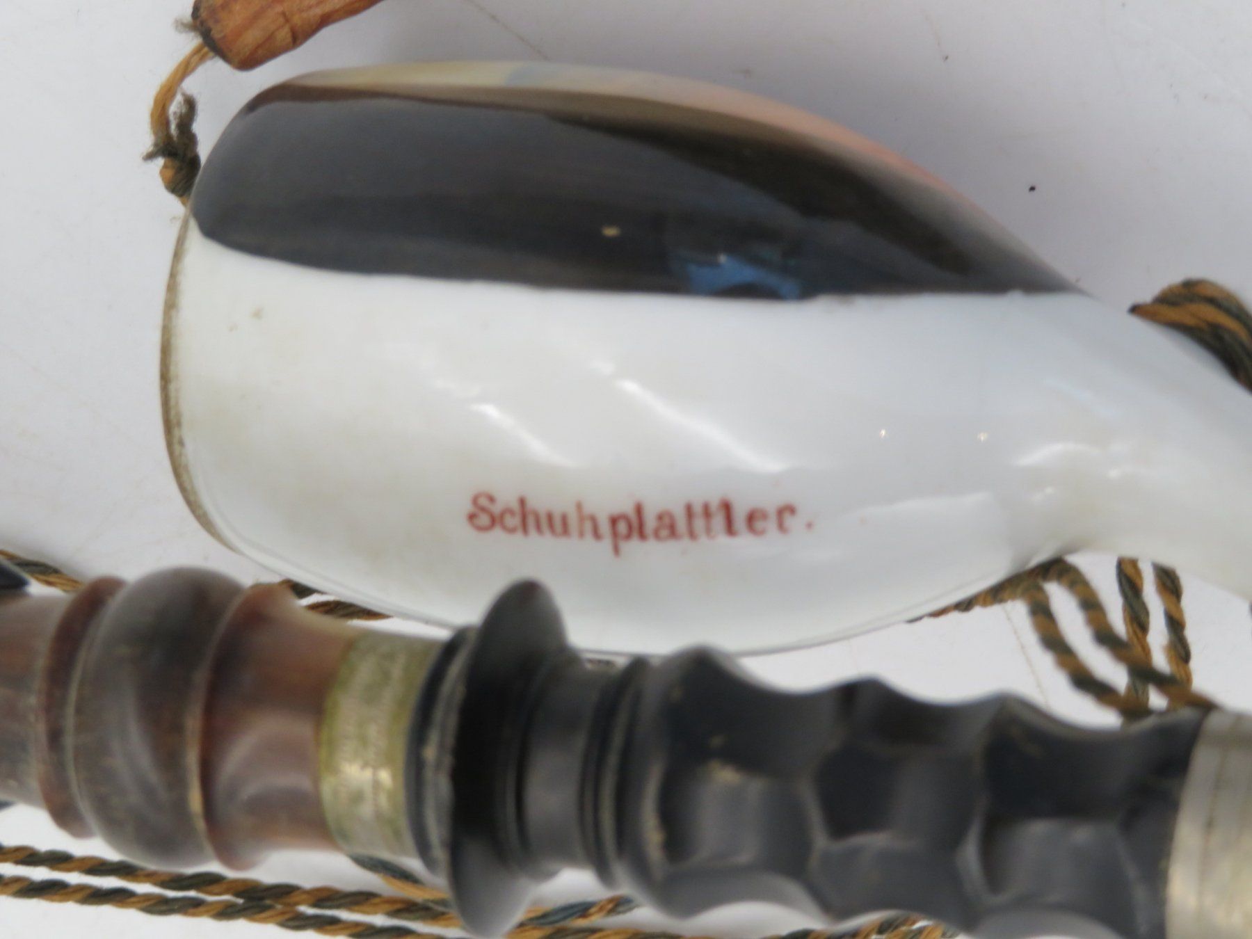 Pipe & Accessori: Antike Gesteckpfeife / Jägerpfeife Porzellan – Usato da Reinach BL venduto da WBZ-Flohmarkt 5