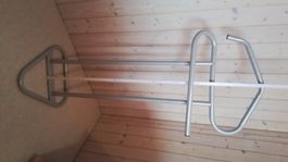 Garderobenständer Metall grau, stiller Diener, neuwertig